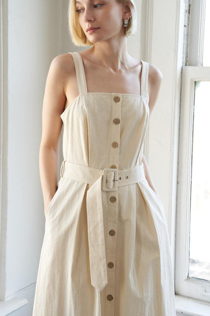 California Dreaming Woven Midi Dress