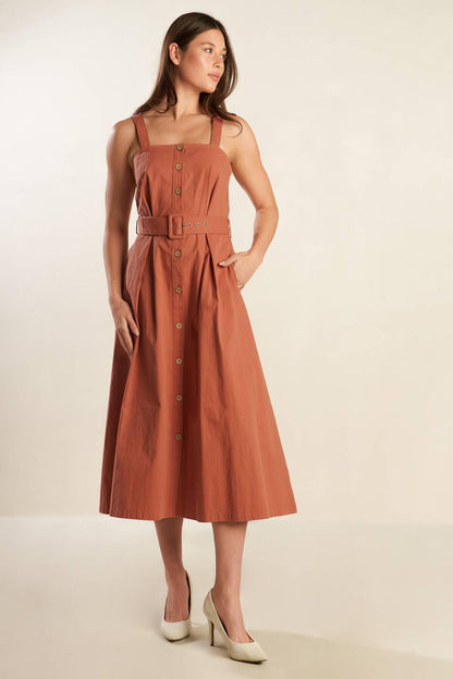 California Dreaming Woven Midi Dress