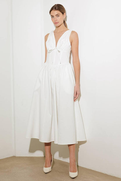 Fanciful Escapes Woven Midi Dress