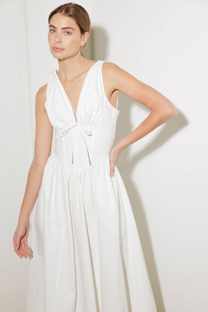Fanciful Escapes Woven Midi Dress