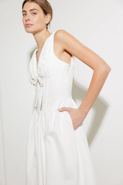 Fanciful Escapes Woven Midi Dress