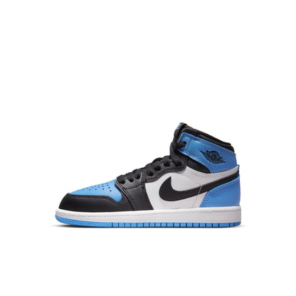 Air Jordan Preschool Retro 1 High Og 'Unc Toe' Ps Sneakers