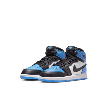 Air Jordan Preschool Retro 1 High Og 'Unc Toe' Ps Sneakers