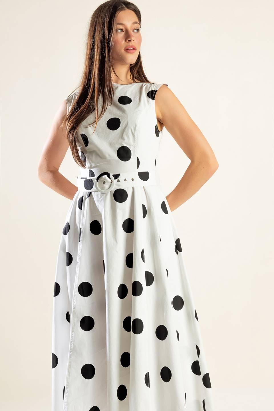 Echoing Fjord Woven Midi Dress