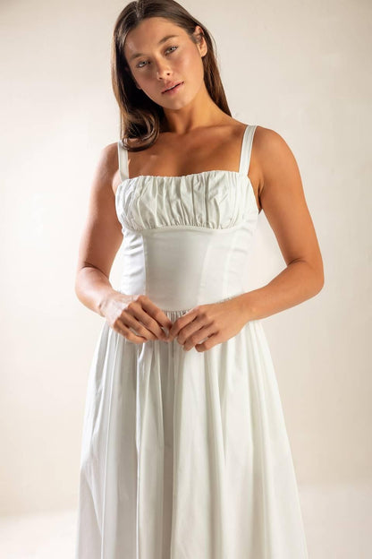 Easily Loved Woven Midi Dress