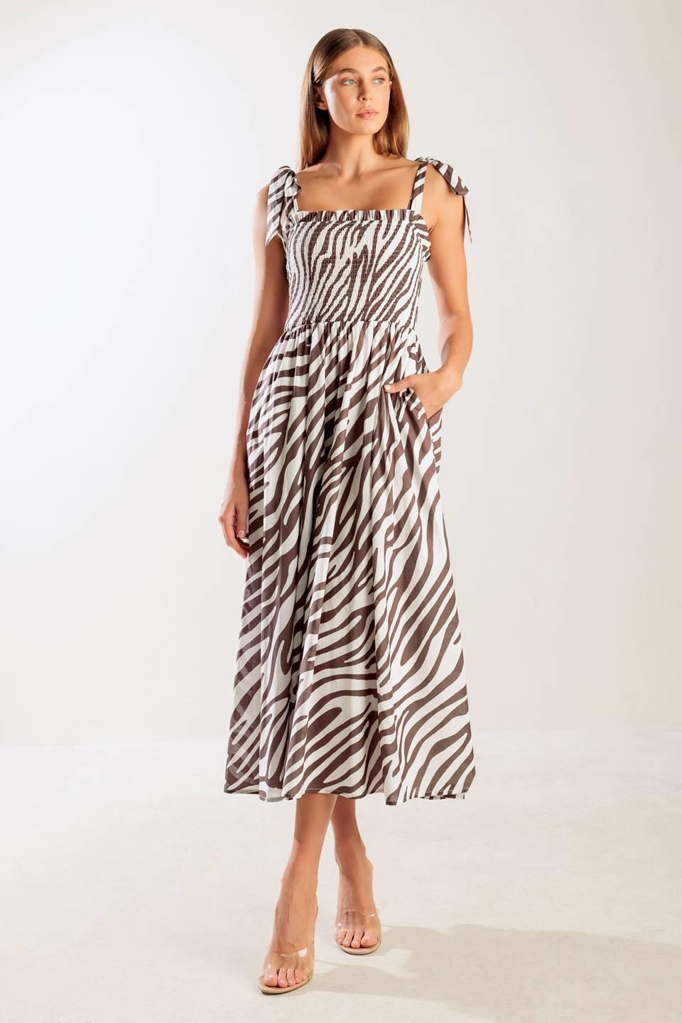 Dancing With the Woven Midi Dress