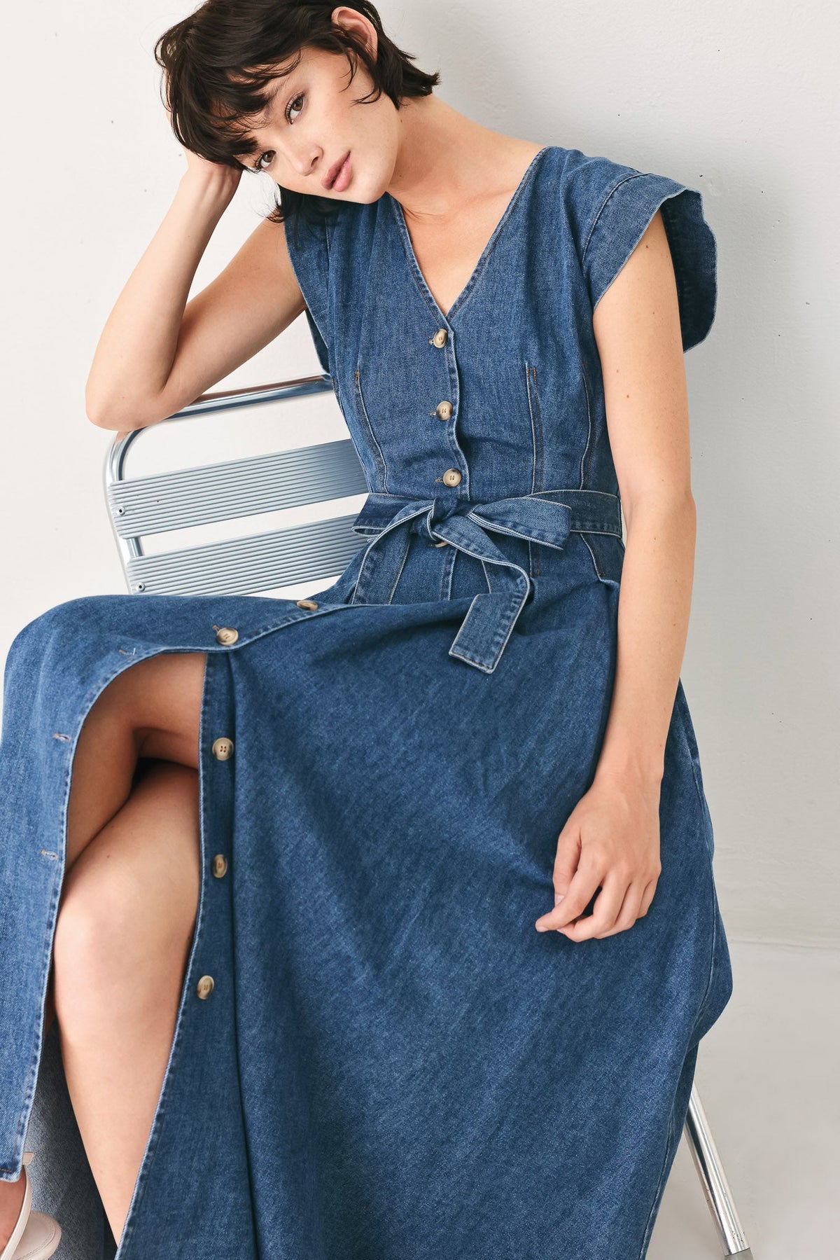 Daydream Denim Midi Dress