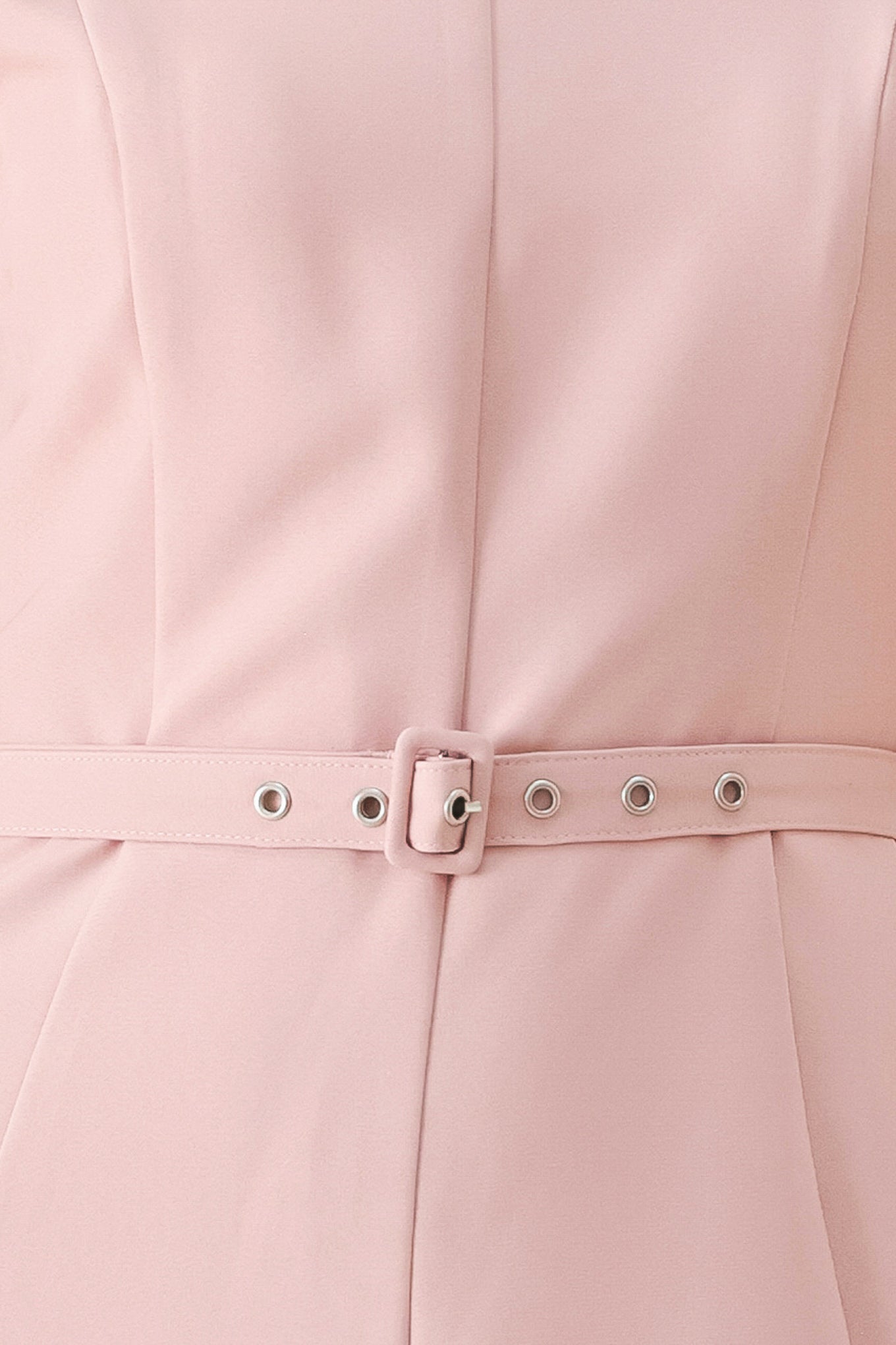 Calm Afterglow Blush Woven Midi Dress