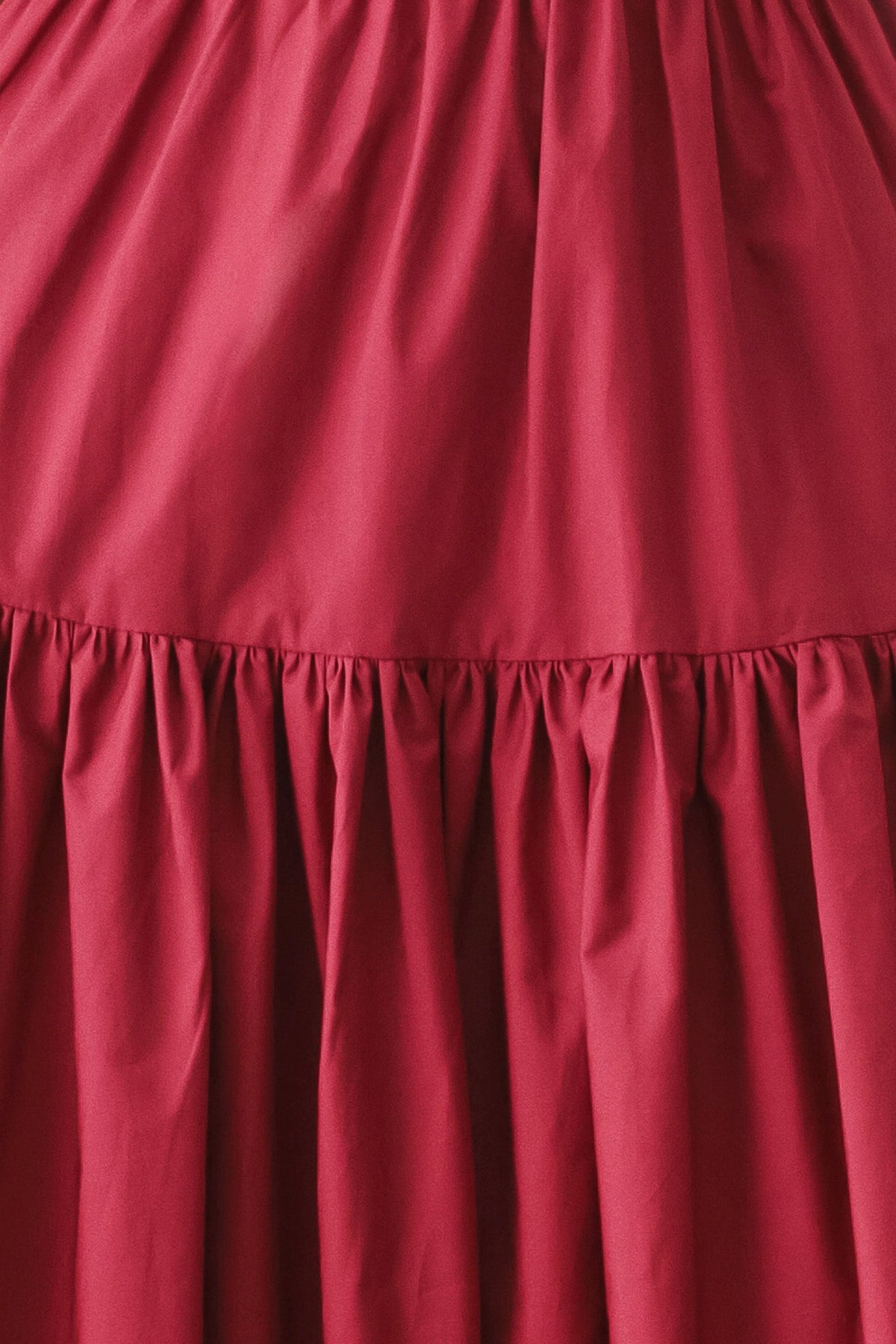 Berry Romance Woven Midi Dress
