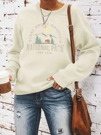National Park printed hoodie