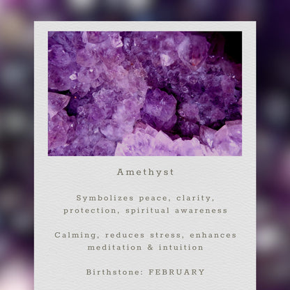 Amethyst En Pointe Earrings