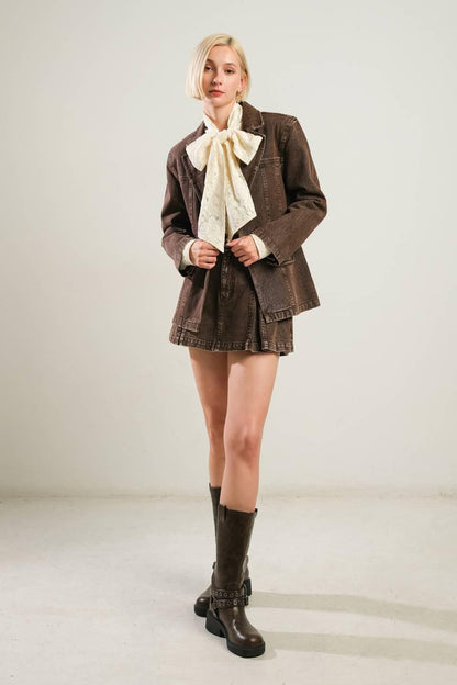 Daring Confidence Denim Blazer