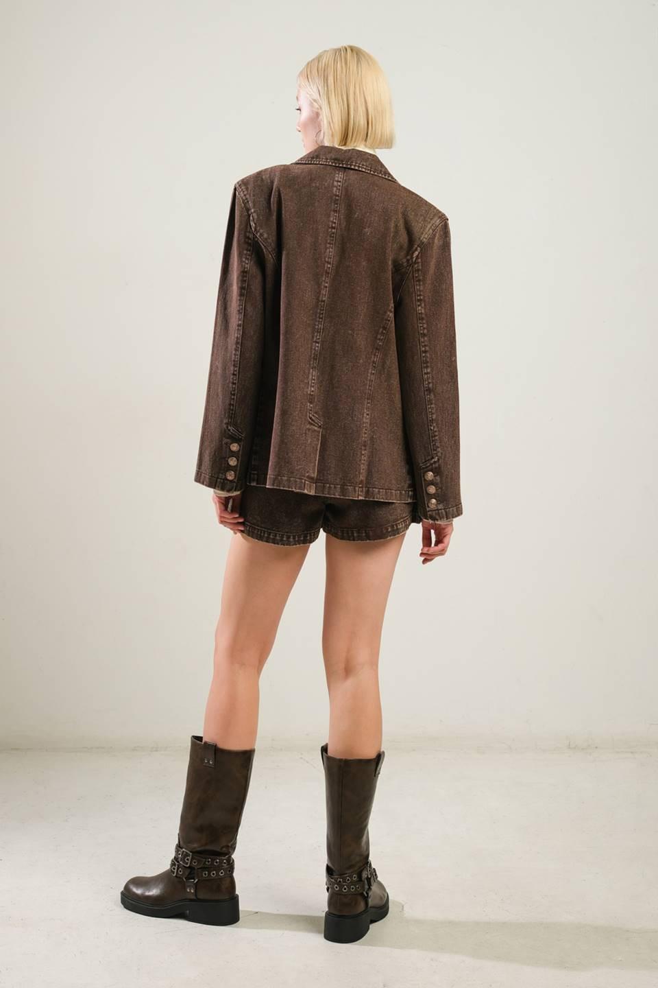 Daring Confidence Denim Blazer