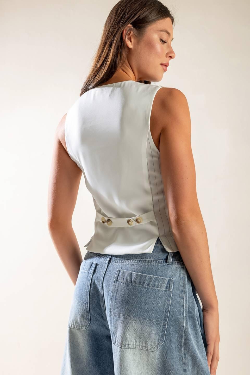 Dinner Date Woven Vest