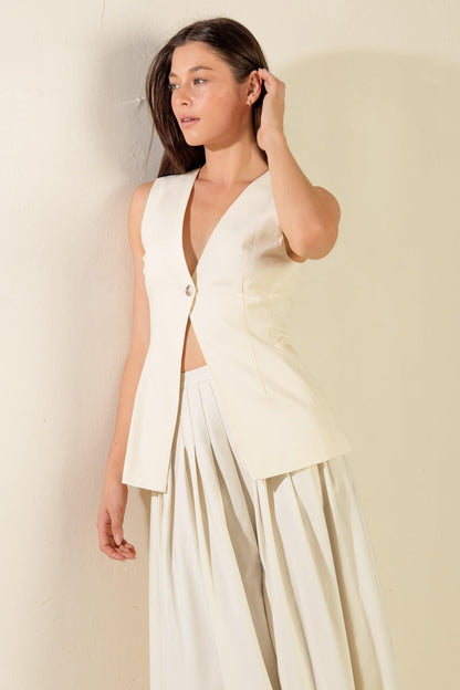 Fleeting Fauna Woven Vest
