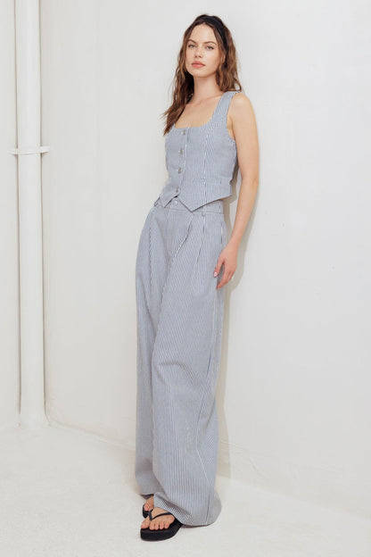 Coastal Chic Woven Vest
