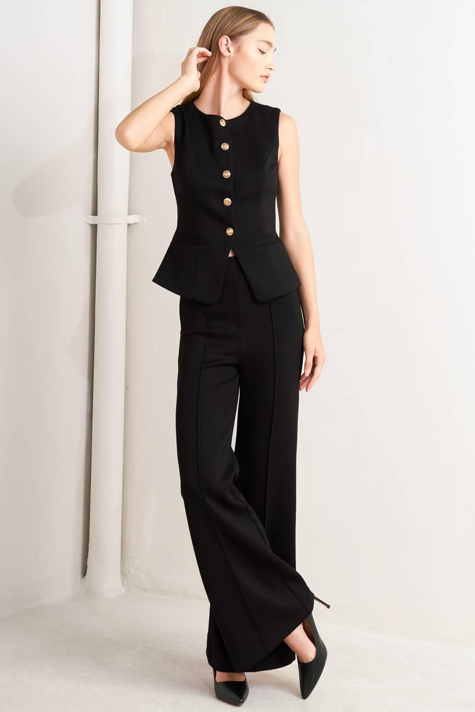 Glossy Glam Woven Vest