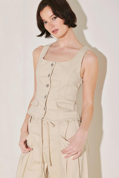 Daylight Groove Woven Vest