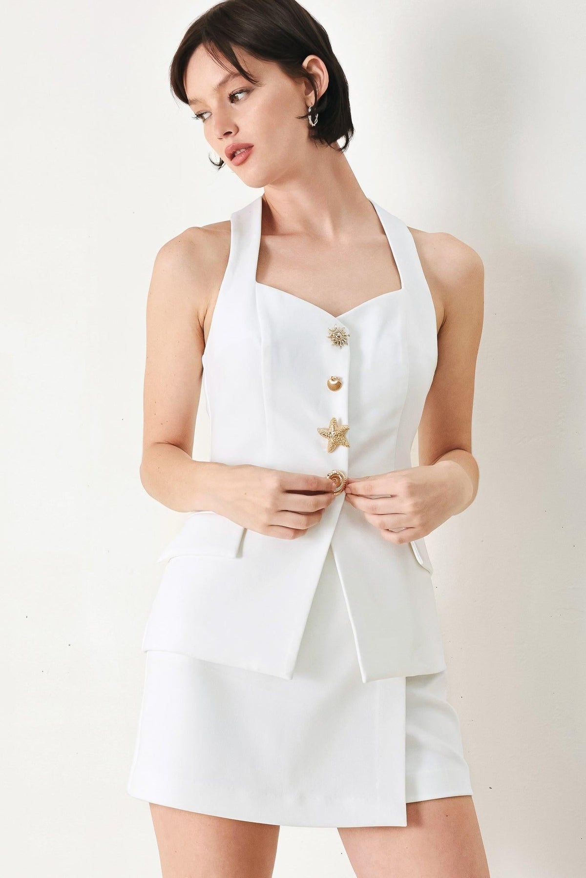 Beach Glam Woven Vest