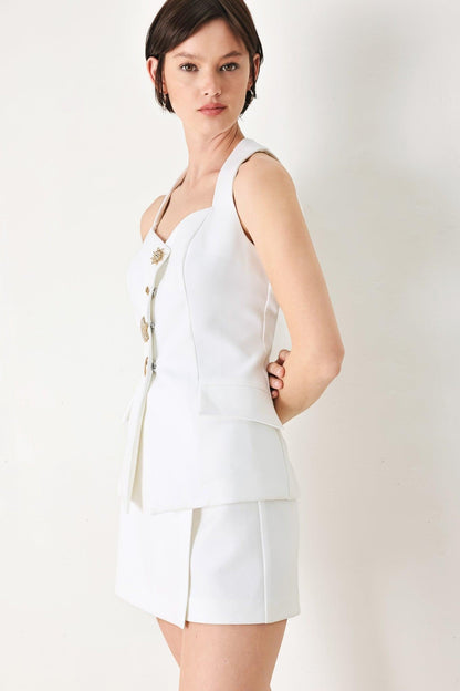 Beach Glam Woven Vest