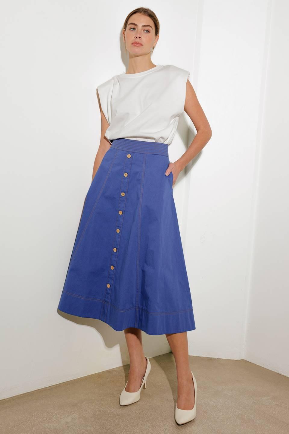 Enchanted Elegance Midi Skirt