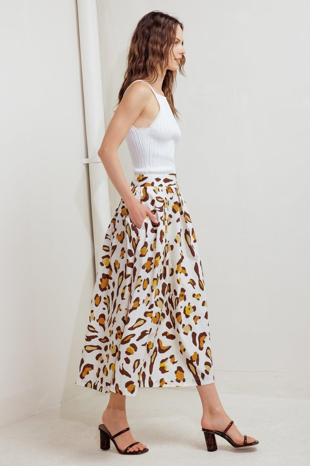 City Jungle Woven Full Skirt