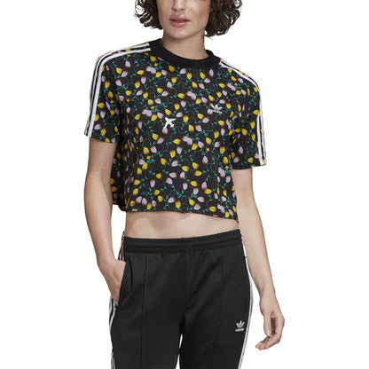 adidas Women's Allover Print Crop Top