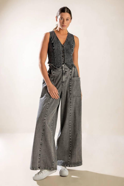 Exploring the City Denim Pants