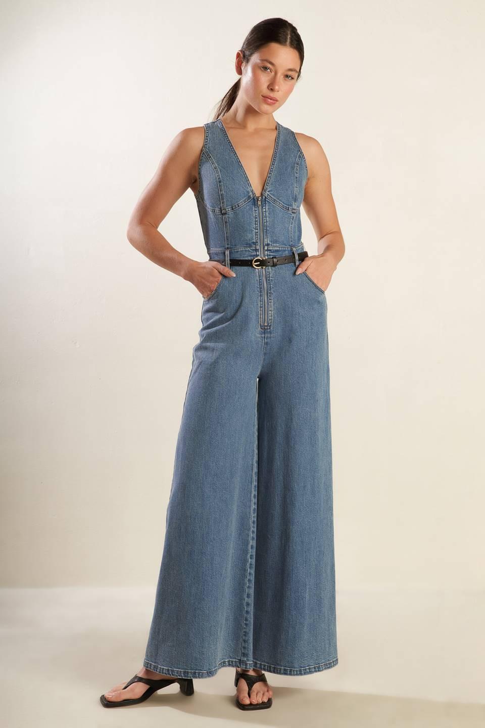 Beautiful Things Denim Jumpsuit