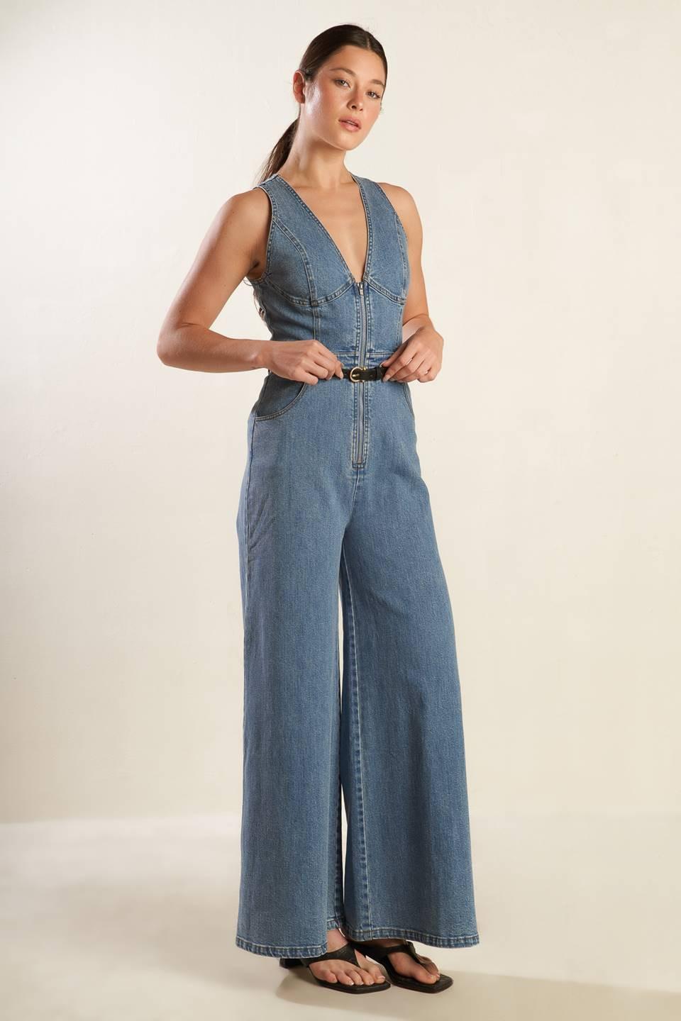Beautiful Things Denim Jumpsuit