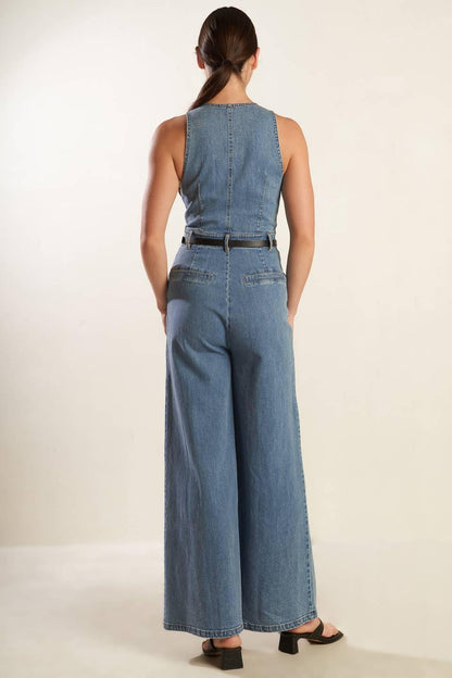 Beautiful Things Denim Jumpsuit