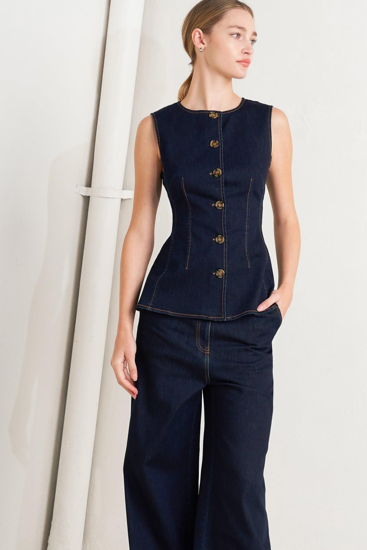 Euro City Denim Pants