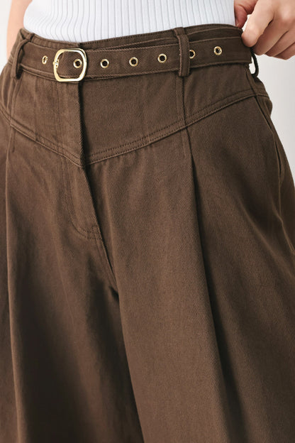 Brown Sugar Statement Woven Pants