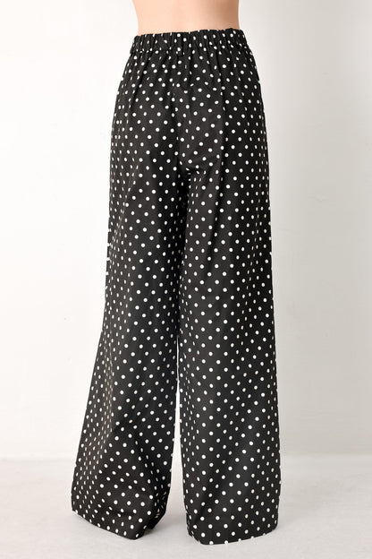 Forever Chic Polka Woven Pants