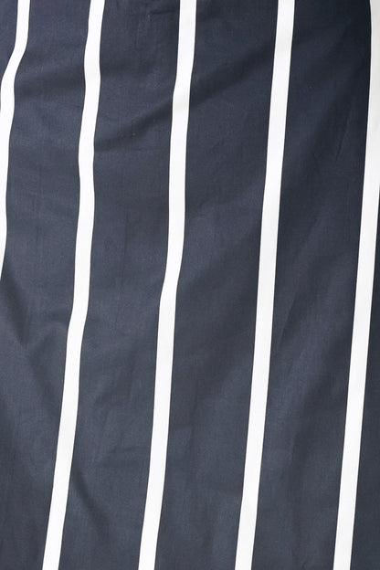 Dark Rhythm Stripe Woven Skort