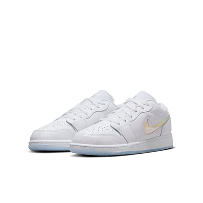 Air Jordan Grade School Retro 1 Low Se 'Glitter Swooshes' Gs Sneakers