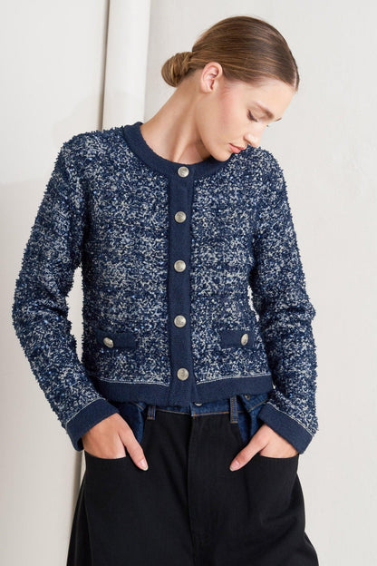 Boutique Glance Sweater Knit Cardigan