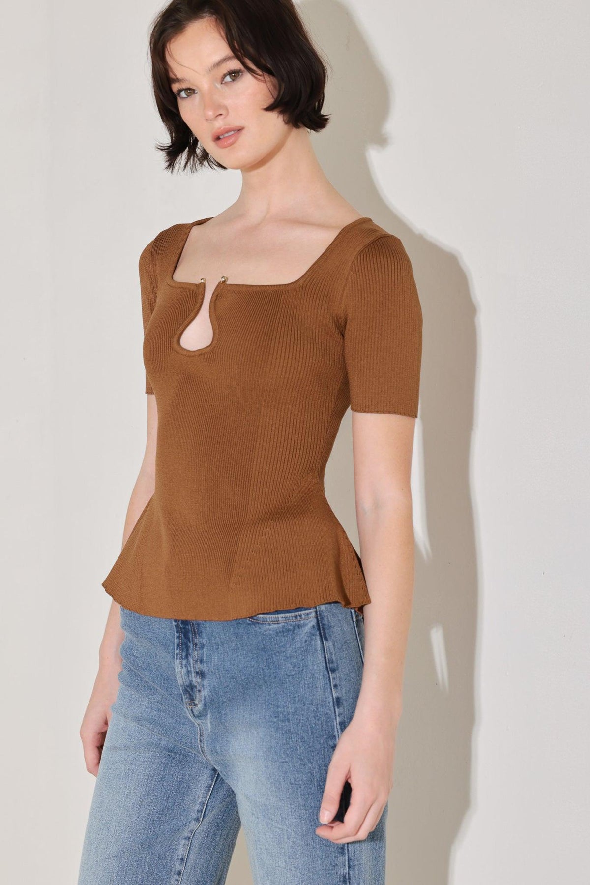 Golden Glow Moment Sweater Top