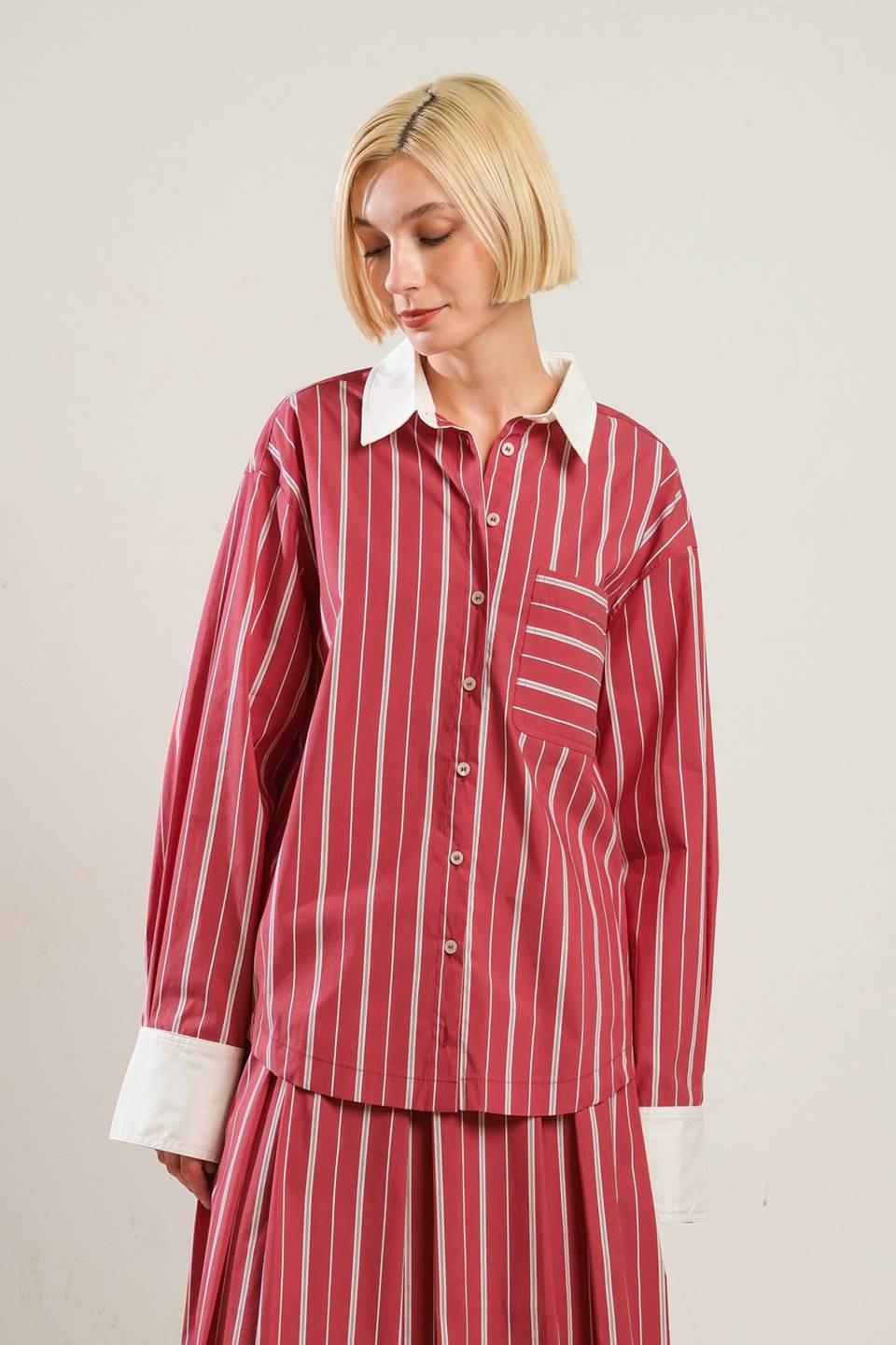 Behind the Grin Woven Top