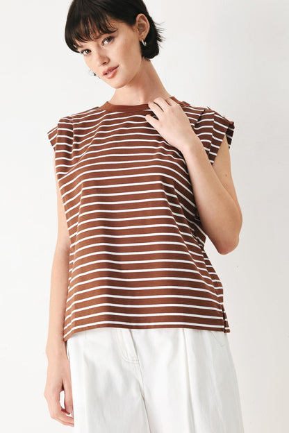 Everyday Cool Strip Knit Top