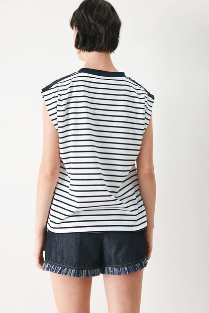 Everyday Cool Strip Knit Top