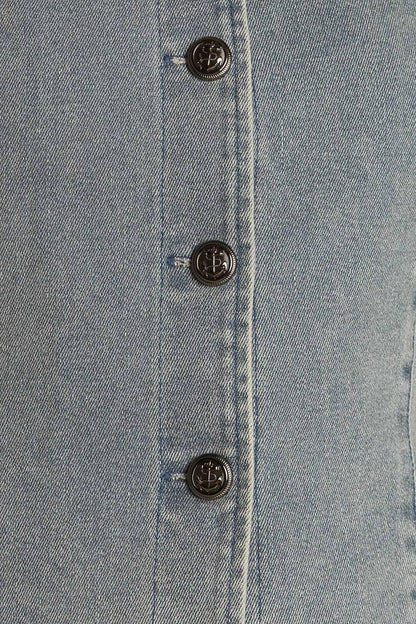 Daisy Date Denim Vest