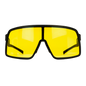 Forza (Black/Yellow) Anti-Reflective, Oleo-phobic Lens
