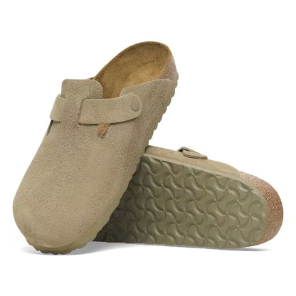 Birkenstock Boston Suede Leather Clogs