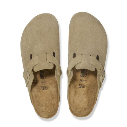 Birkenstock Boston Suede Leather Clogs
