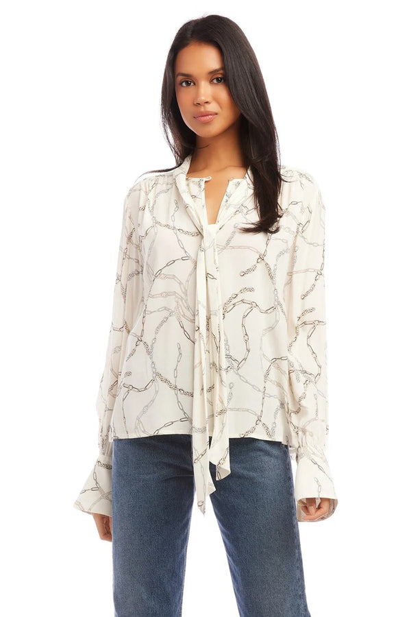 Brenda Tie Neck Top