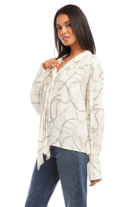 Brenda Tie Neck Top