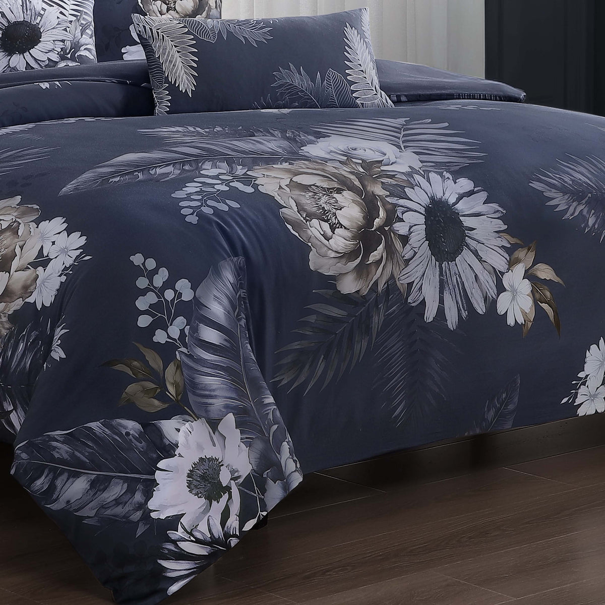 Bebejan Forget Me Not 5 Piece Reversible Comforter Set