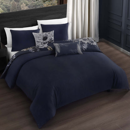 Bebejan Forget Me Not 5 Piece Reversible Comforter Set