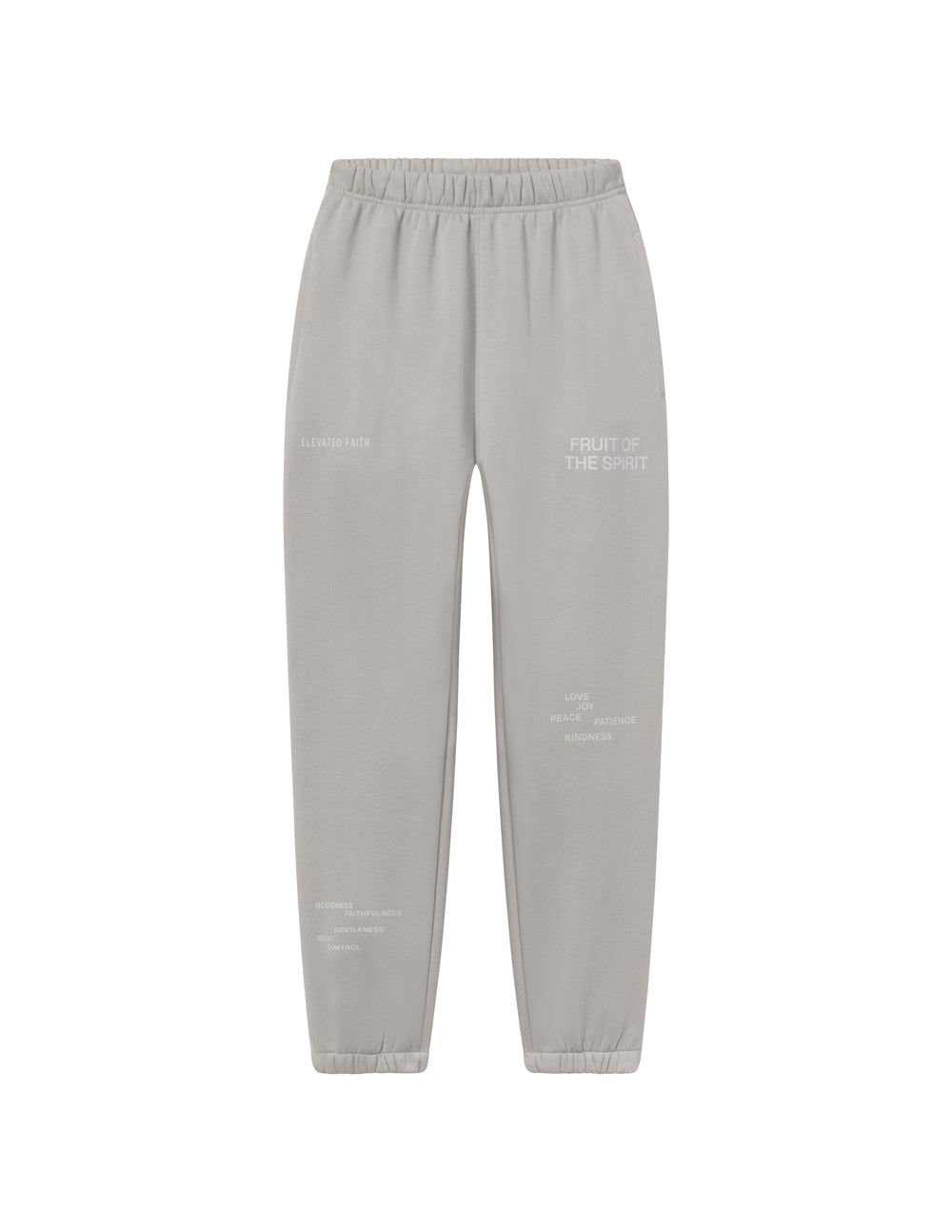 Elevated Faith Fruit of the Spirit Grey Unisex Sweatpant